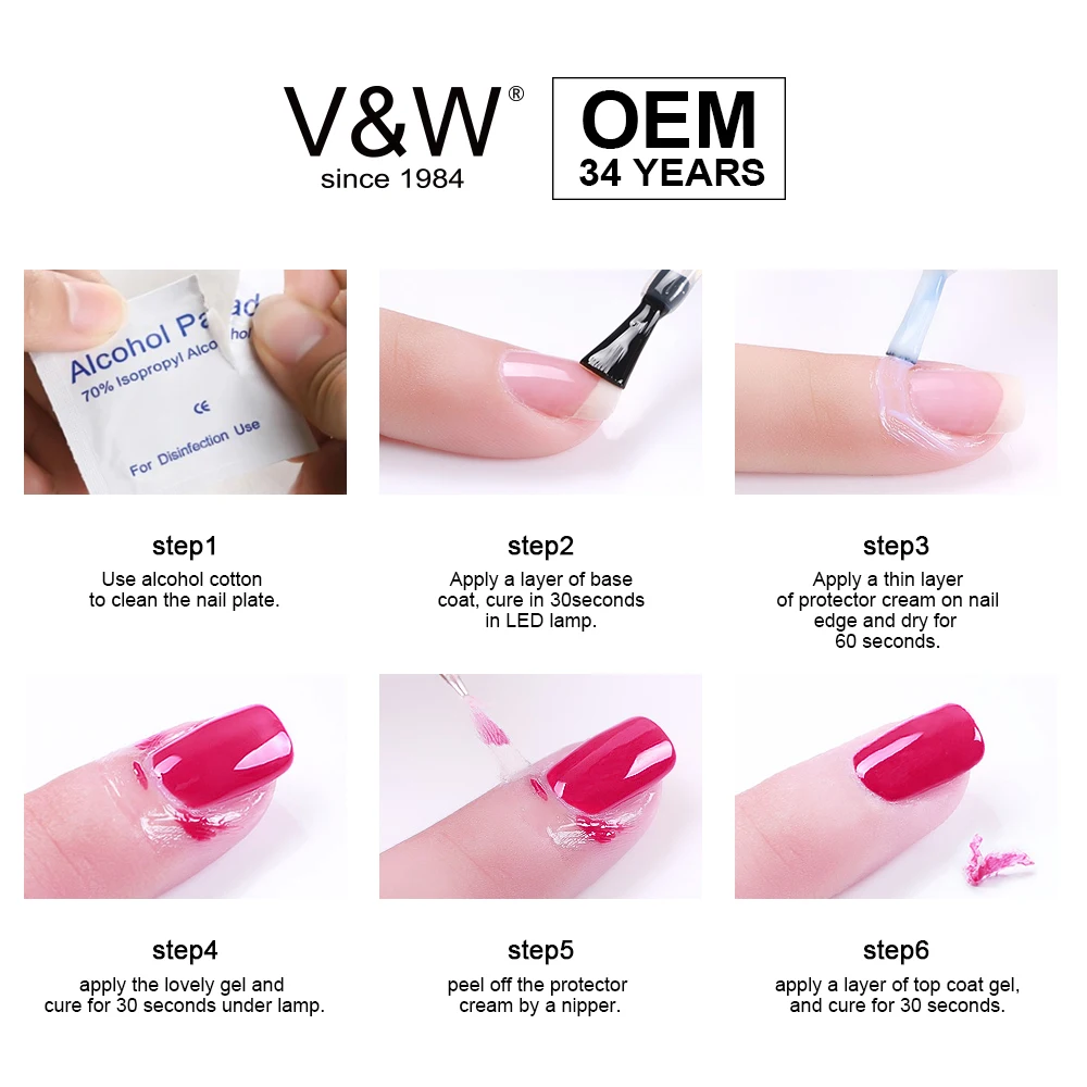 V&W OEM Nail Safe Protector Cream Cuiticle Defender