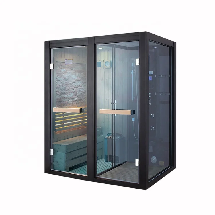 Indoor Steam sauna combo Back acupuncture massage Spa center Steam Shower Room