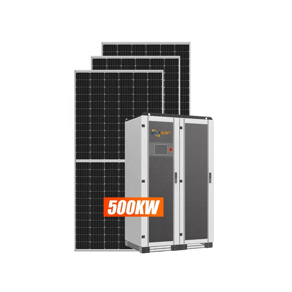 Bluesun Солнечной энергии системы 200KW 300KW 500KW 3 фазы стоимость с литий-ионный аккумулятор от зарядного устройства industri солнечной системы