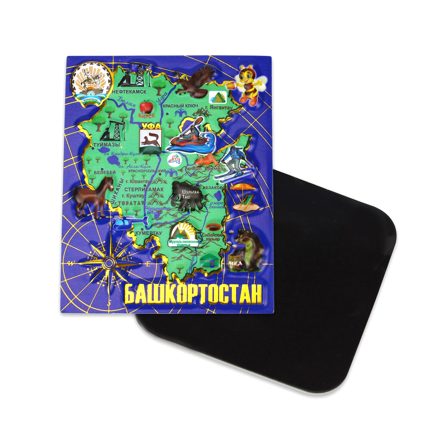 Magnetic Refrigerator Stickers Pvc 2D Vancouver Fridge Magnet Souvenirs