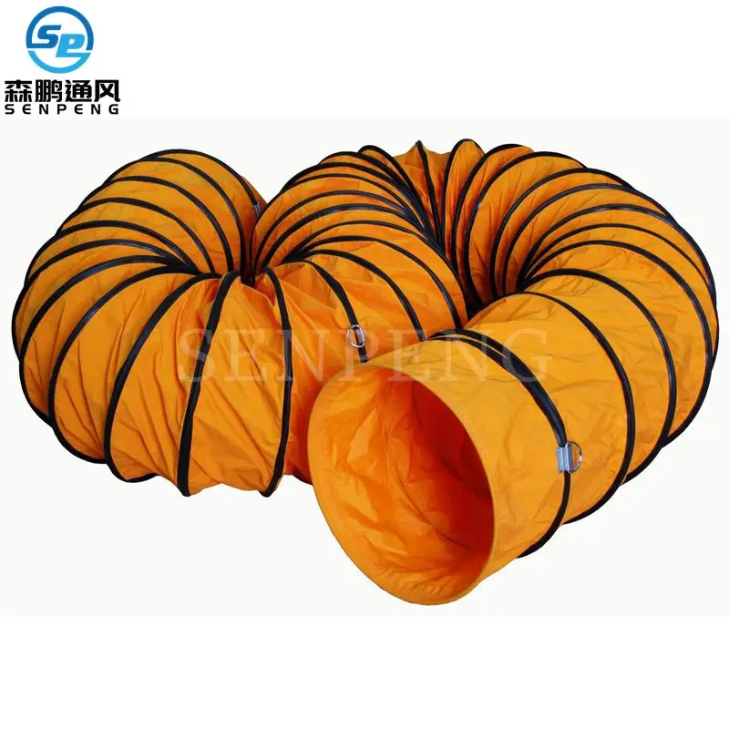 High quality vent air ventilation flexible vent duct plastic ducting pipe