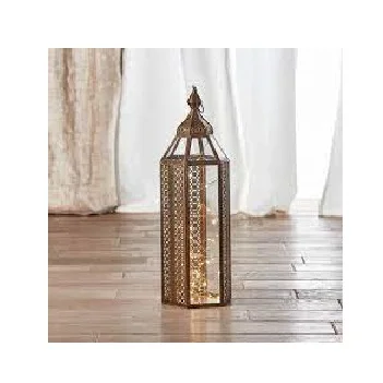 Engraved Design Beacon Flashlight Searchlights Metal Candle Lanterns Antique Look Gaslight Lamp Luxury Hotels Made by India