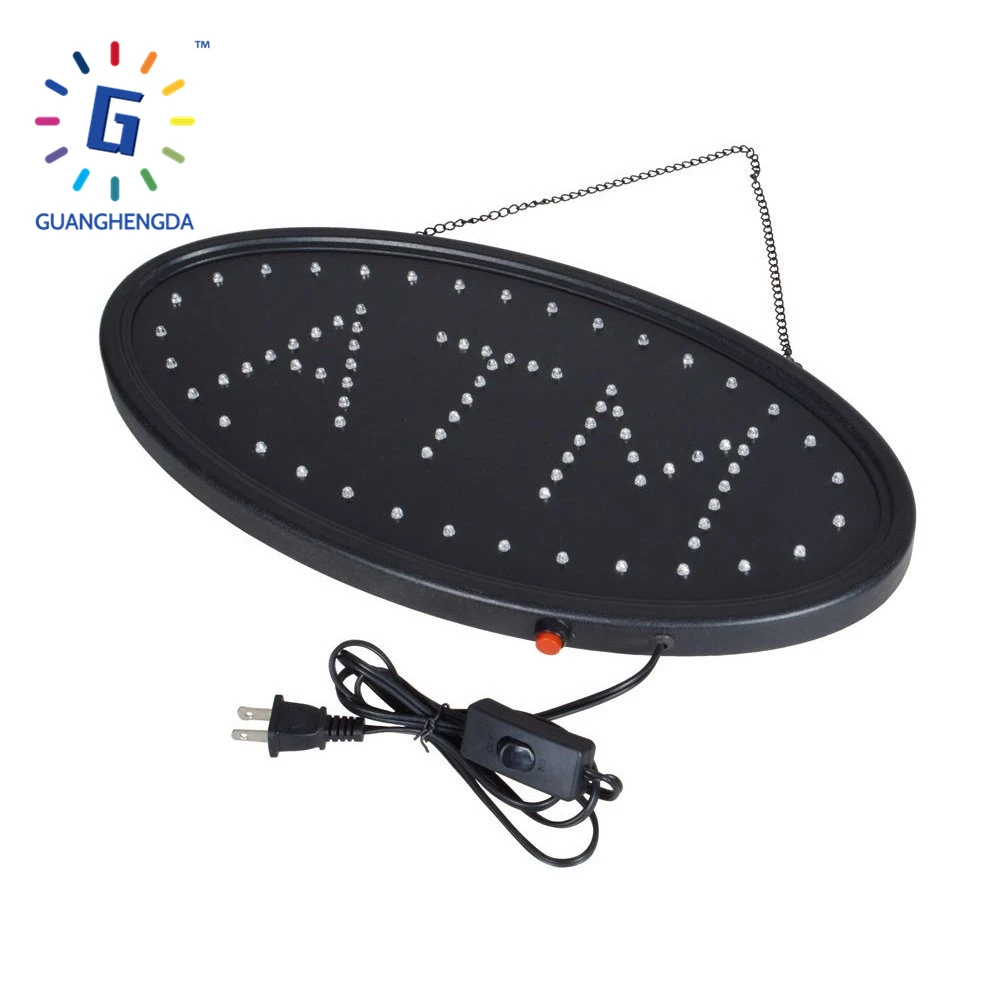 Manufacturers High Quality LED ATM Sign Board Custom Open Signs