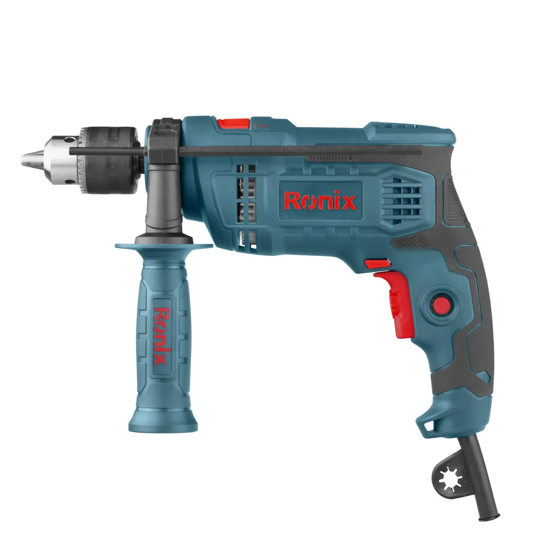 
Ronix Model 2214 750W 13mm in Stock Portable Handle Electric Impact Driver Drill 