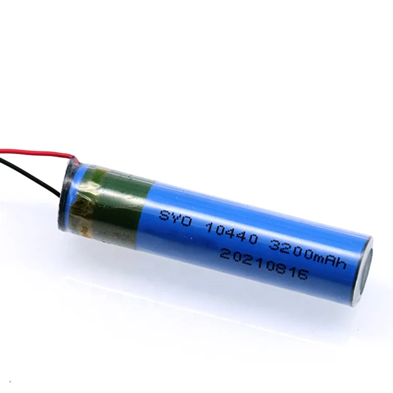 3.7V Rechargeable Lithium Ion Battery aaa Icr 10440 For Electric Toothbrush Application Solar Energy Storage Systems