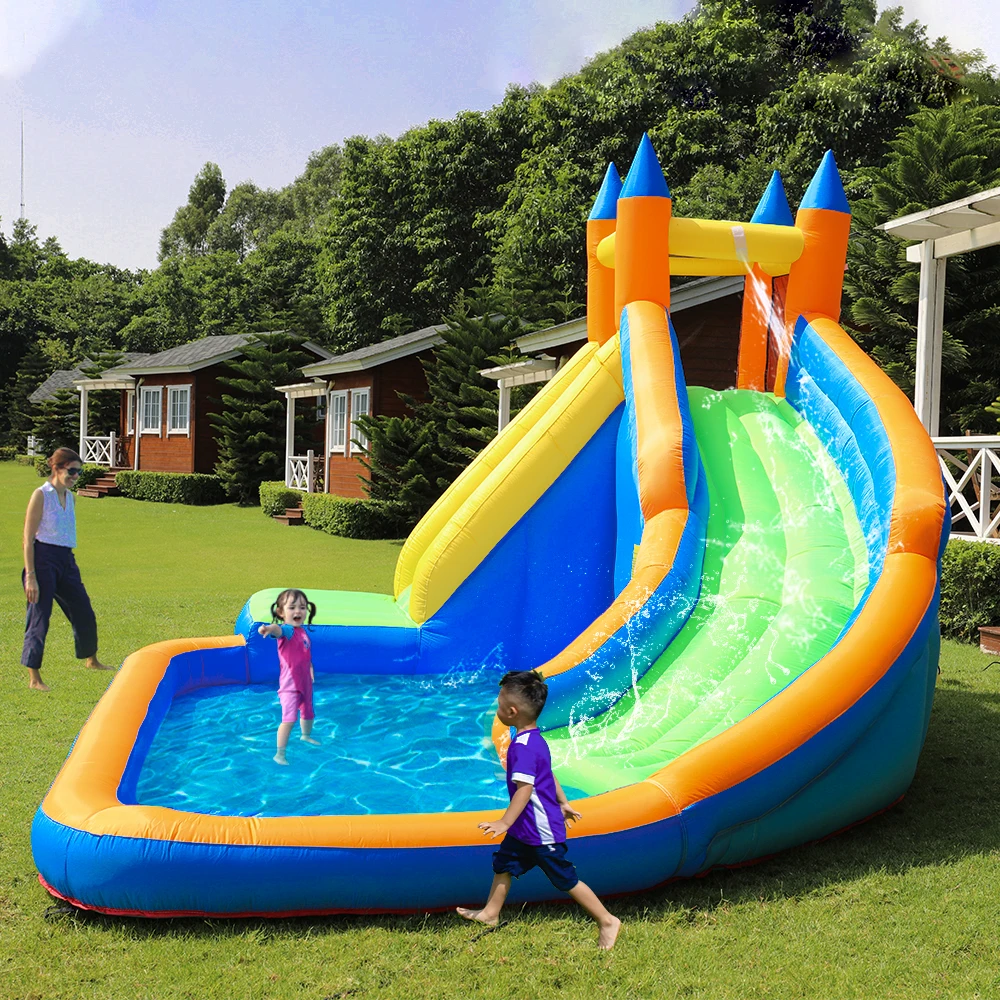 NEW TIME inflatable castle tent sale usa toboggan wholesale manufacturer