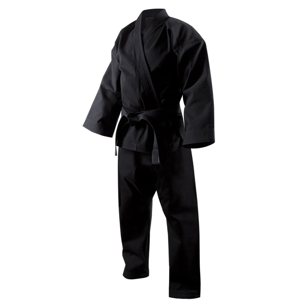 WKF approved high quality black karate gi for training comfortable karate uniform