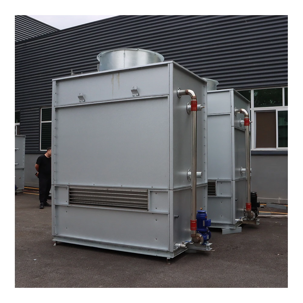 Hot Sale large evaporative condenser industrial heat exchanger Cooling Water Towers temperature control Copper Tube