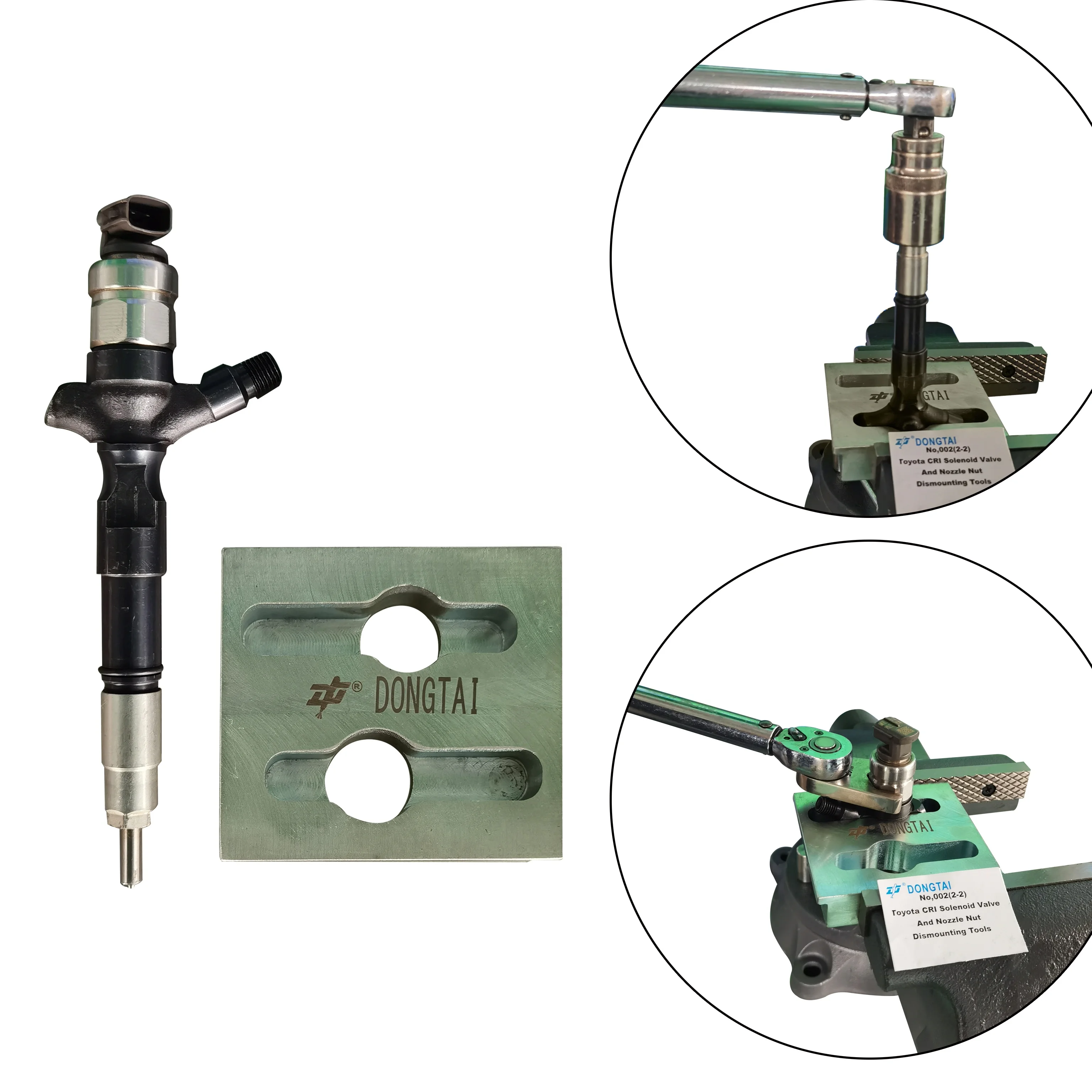 Dongtai-No,002(2-2) CRI Solenoid Valve and Nozzle Nut Dismounting Tools