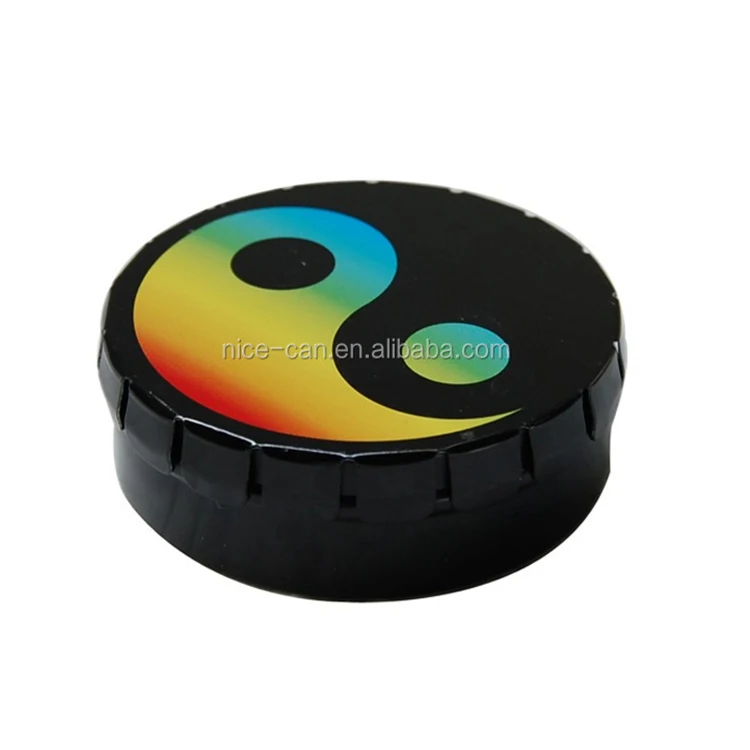 Factory Wholesale Candy Tins Cheap Price Skull Printing Mini Tin Box Chewing Gum Mint Pill Custom Click Clack Tin