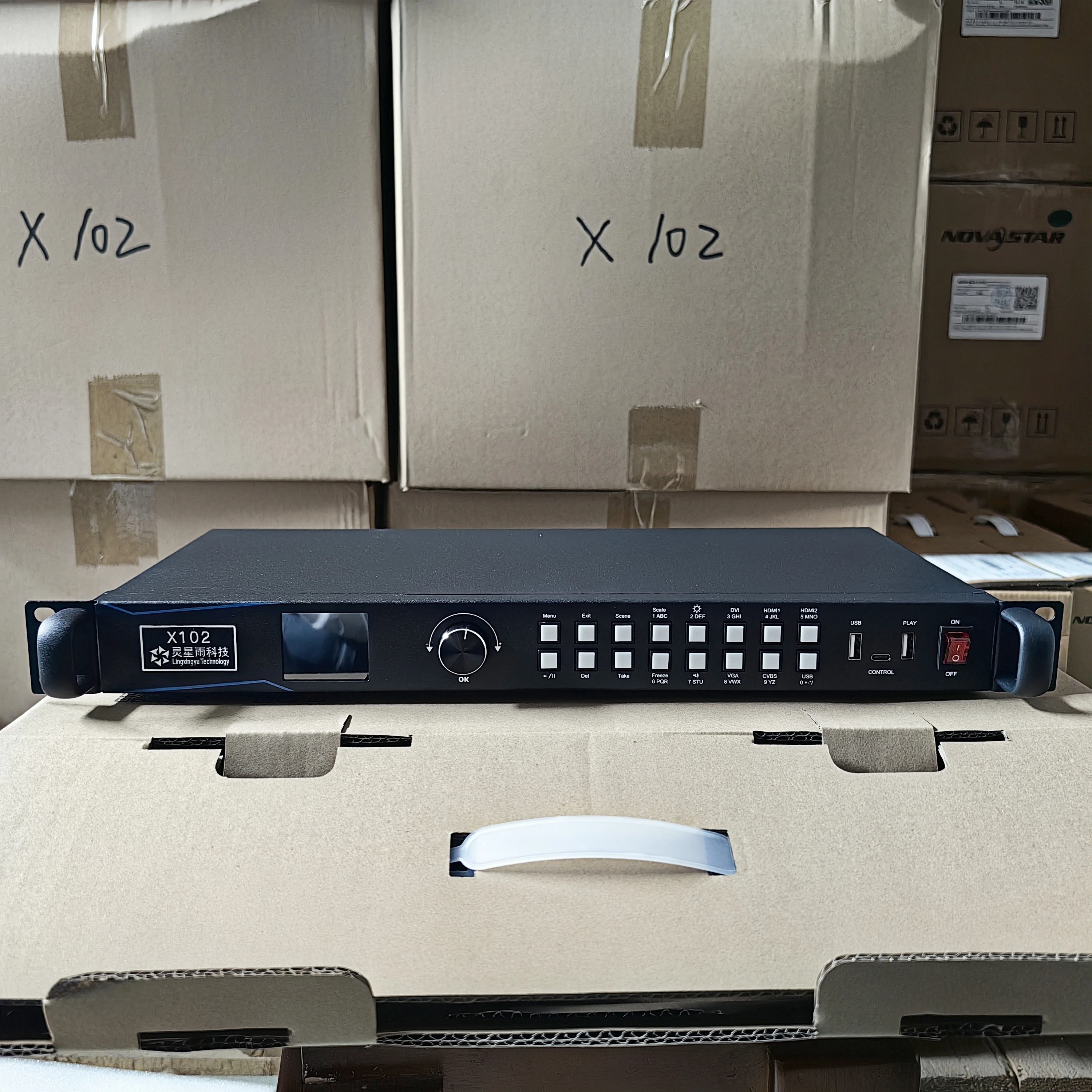 Linsn X102 Video Processor with Integrated AC Voltage LED Display Controller Quality Assurance Product Made in China