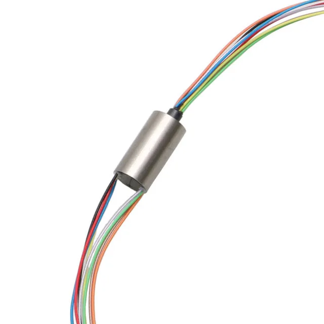 Бесщеточный двигатель с Анкерной рыбой для радиоуправляемого БПЛА, вращающийся, диаметр скольжения 6 мм, 8 цепей, 1 А, миниатюрный проводящий Поворотный шарнир для скольжения