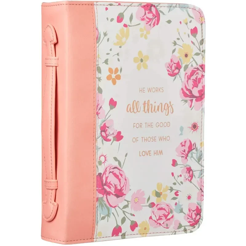 Wholesale Custom pu Leather Bible Book Cover Bible Book Case Stretchable Bible Book Bag