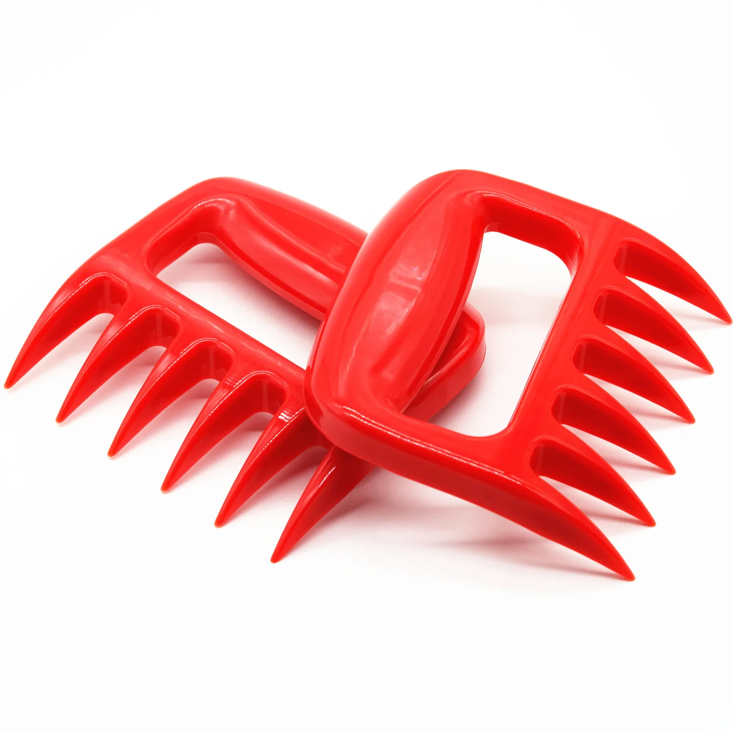 Amazon Hot Sale 4.5 Inch Black Easy Clean Heat Resistant Super Sharp  Plastic Meat Shredder Claws For Pulling Pork And Chicken