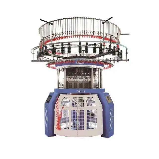 High Speed Single Jersey Open Width Circular Knitting Machine Fully Automatic Knitting Machine Groz Beckert Needles
