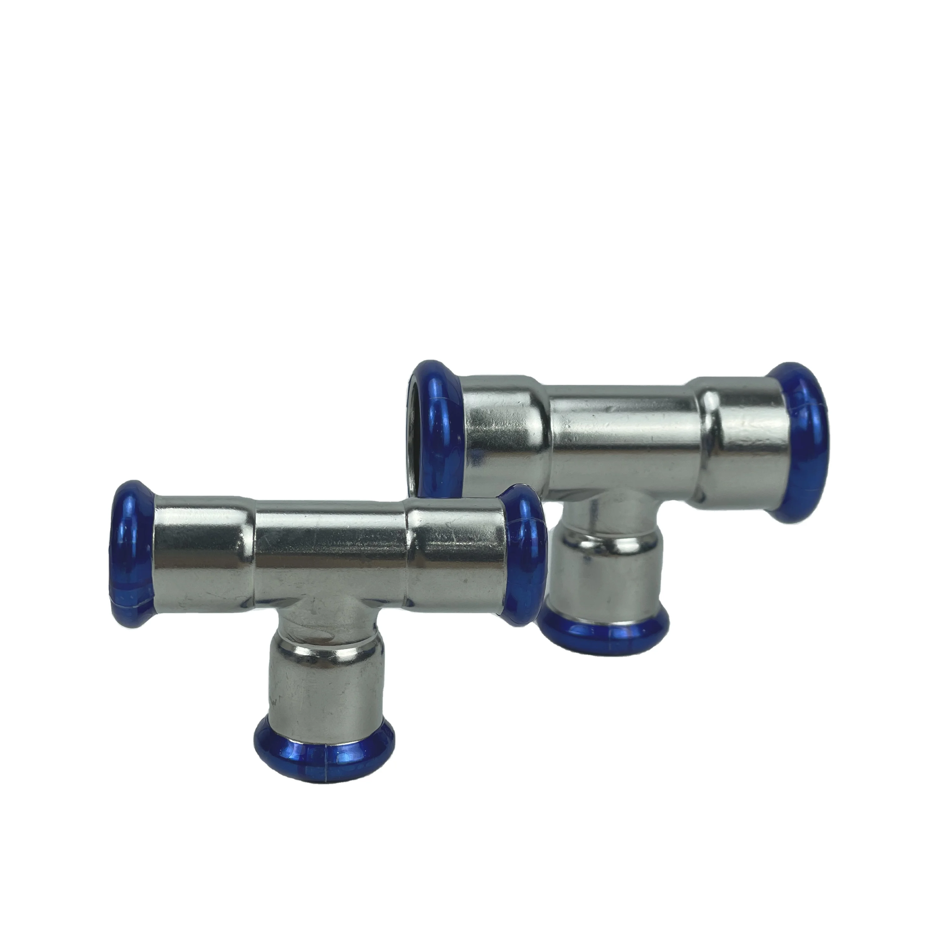 DVGW 304 316L Превосходное качество M профиль из нержавеющей стали пресс-фитинг равный тройник