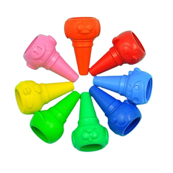 Magic animals shape cheap wax pantone color 1 to 3 years children outdoor beeswax crayon