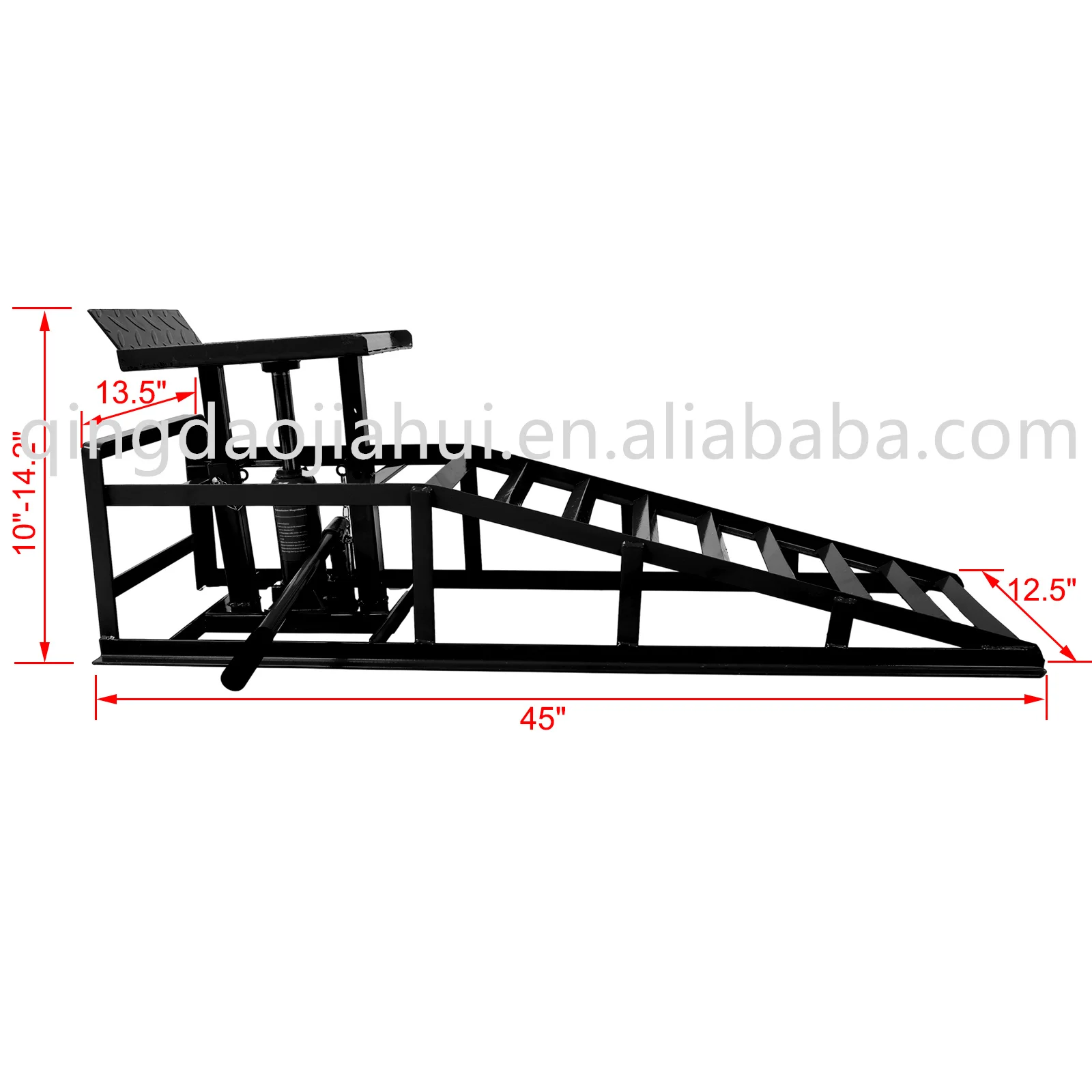 Auto Car Truck Service Ramps Lifts  Hydraulic Ramps for Garage 5 Ton Automotive Hydraulic Lift Repair Frame Lift(2 Pack)