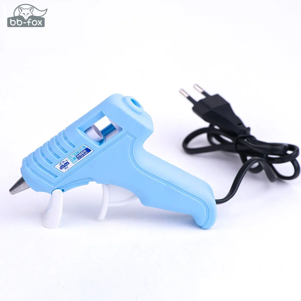 
Mini Electric Hot Melt Glue Gun 10W 20W Handicrafts for Kids & 2 Sticks Anti-Drip EU US Plug 