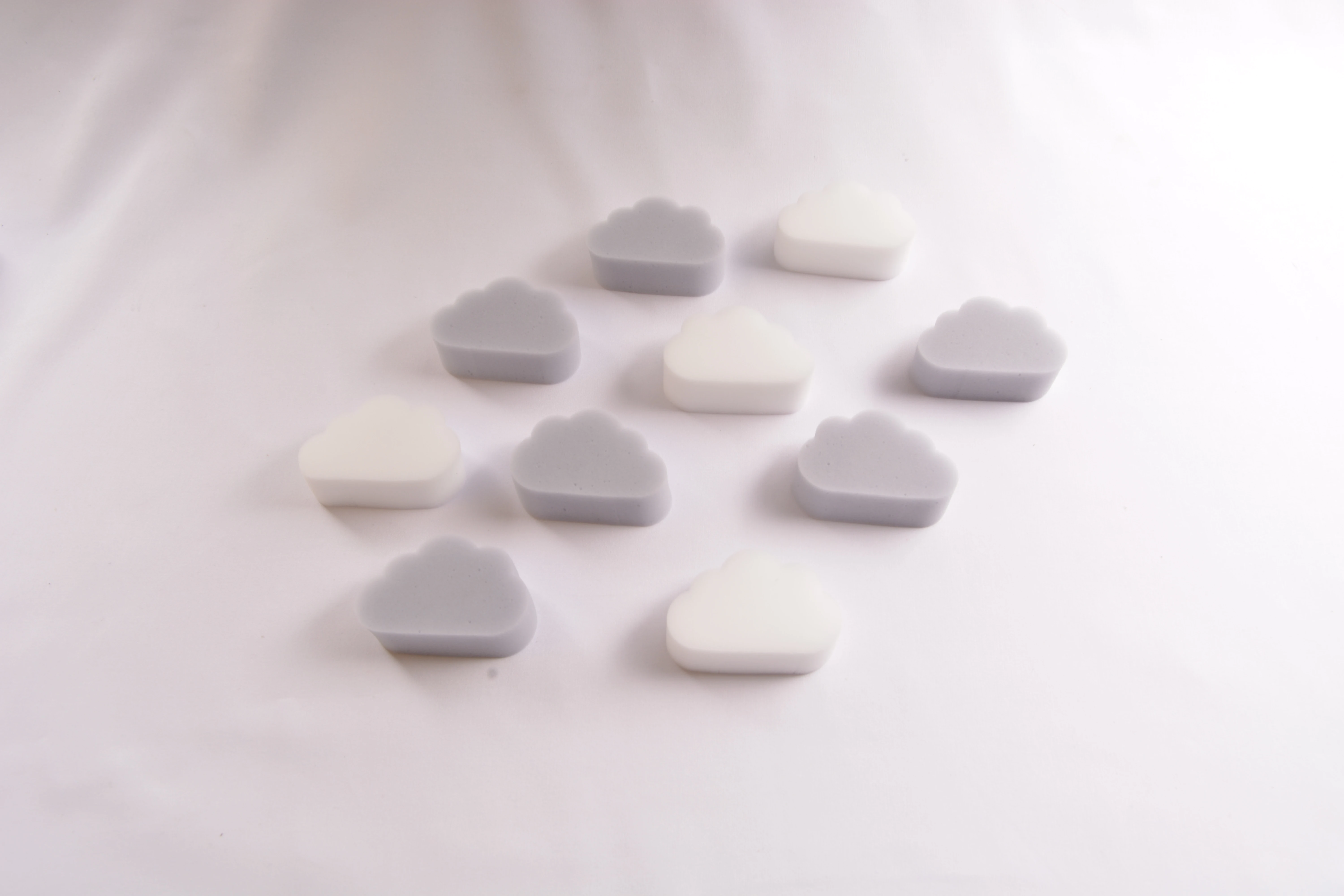 Mini Can Be Used As Upholstery Cloud Shaped Melamine Sponge