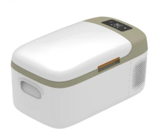 EB18-C 12 Volt Refrigerator 18 Liter Car Refrigerator RV Refrigerator with 12/24V DC and 110-240V AC Car Fridge for Car RV Campi