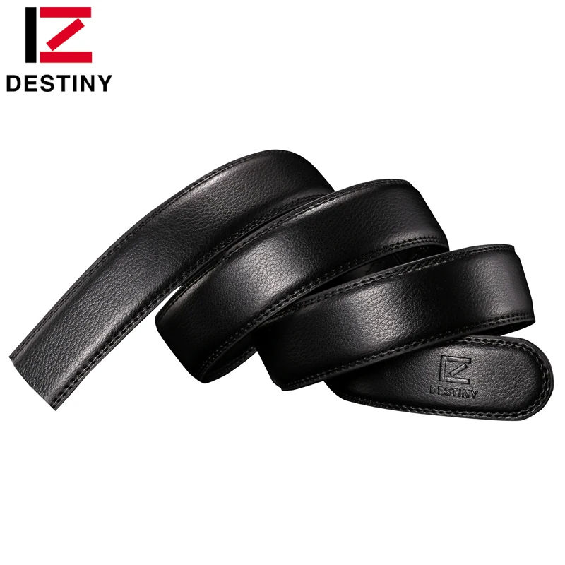 5colors Width 3.5cm for Automatic Buckle High Quality Leather Belt Without Buckle