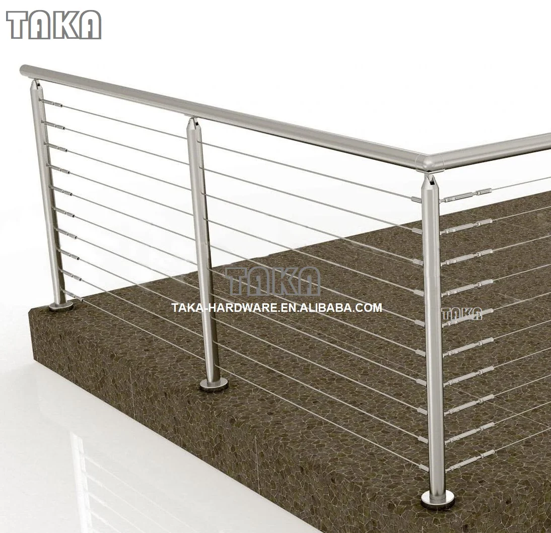 Stainless Steel Lag Screw Terminal Opposing Force Adjustable End Cable Tensioner Quick Lock Fittings For Cable Railing System