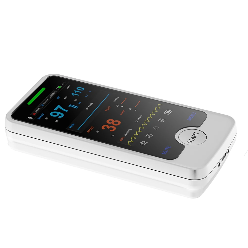 Yonker vet monitor de signos vitales multi parameter veterinary vital sign monitor