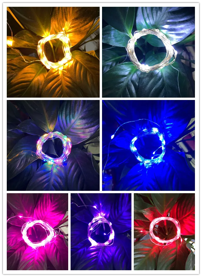 3AA battery operated 4m 40 Leds copper wire light firefly string lights Led mini copper wire string light