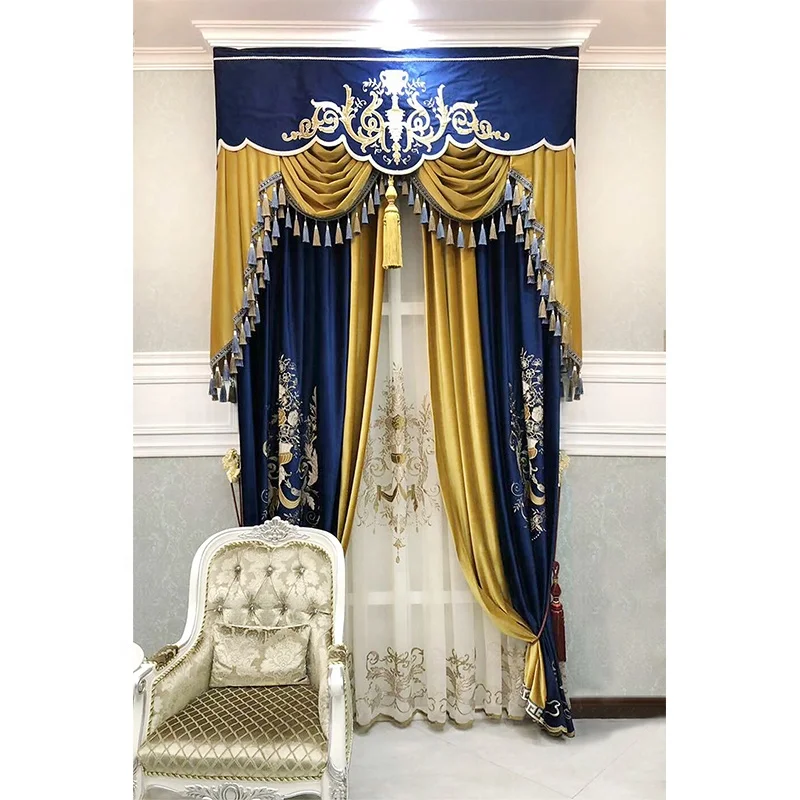 Velvet Curtains Super Soft Velvet Drapes Heat Sunlight Blocking Curtain with Dual Rod Pocket Blackout Curtain For Door