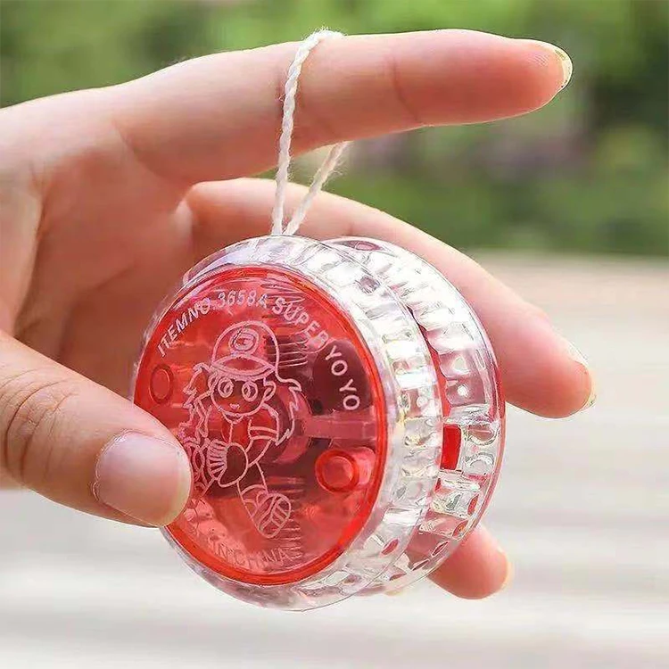 Красочные светящиеся шары yoyoed пластиковые детские игрушки для йо-йо подарок детей день рождения светящаяся вечеринка мигающий светодиодный шар