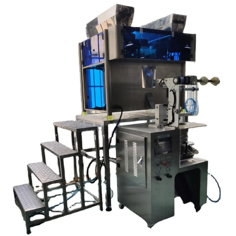 Новый продукт, упаковочная машина для пирамидальных чайных пакетиков, экологически чистые биоразлагаемые чайные пакетики треугольной формы