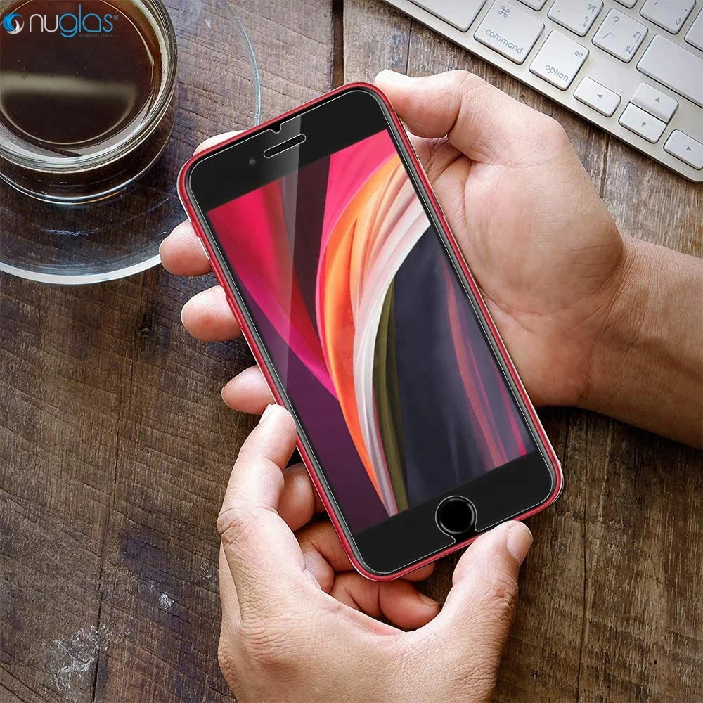 Factory 2pack  033 Anti Blue Ray Explosion proof Scratch proof 9H tempered glass screen protector for iPhone 8 7 6 SE 2022 2020