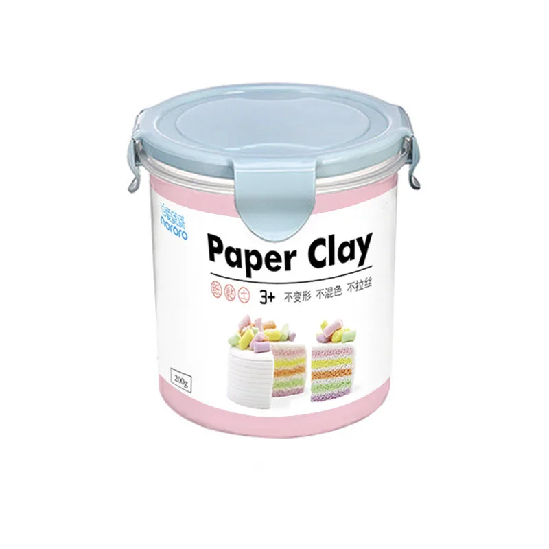 800ml new soft  educational colorful clay children toys style cake slime paper clay