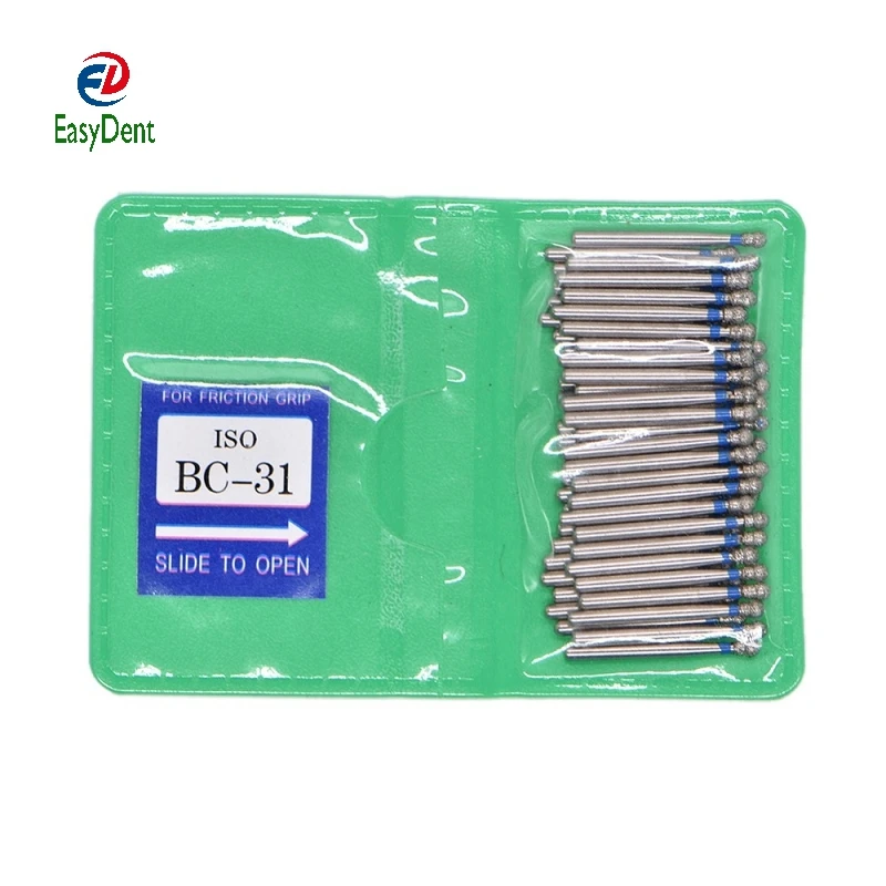 50pcs/bag Dental Diamond FG High Speed Burs for Polishing Smoothing BC BR FO SF SERIES Dental Burs 1.6mm Dental Tools Dentistry