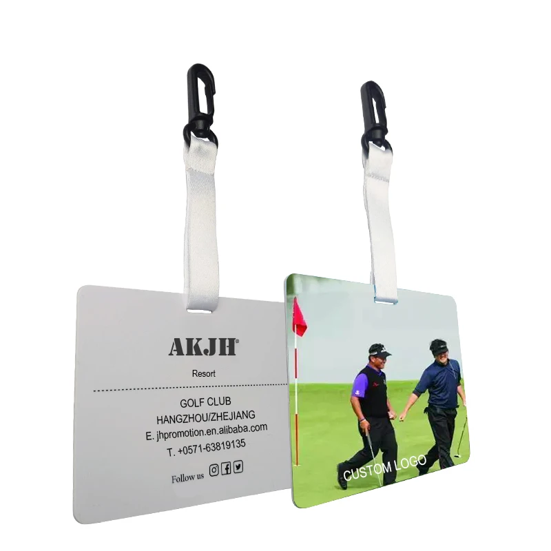 Factory Price Custom Golf Bag Tags Good Price Bag Tag ABS Bag Tag With Strap