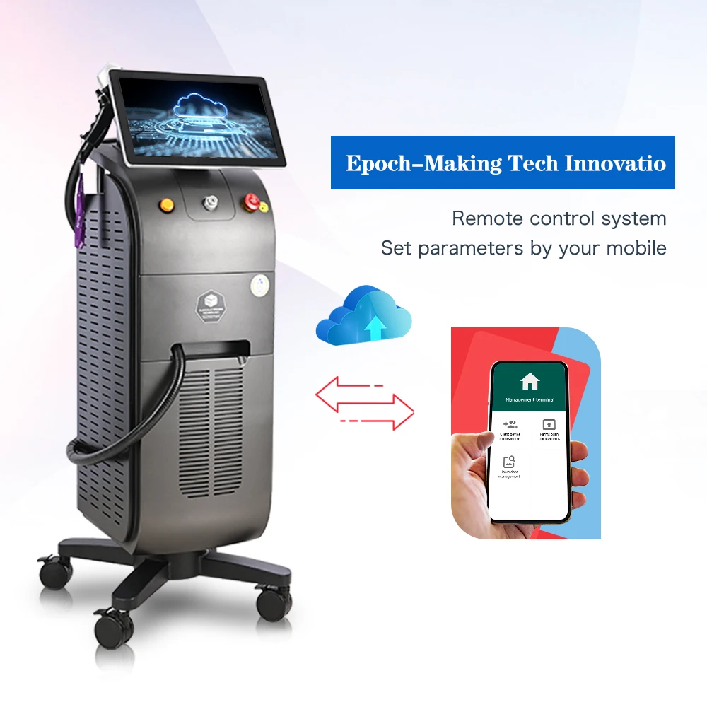 Alexandrite Laser Epilator Ice Platinum Diode Laser 755 808 1064 Deka Laser Alexandrite Permanent Hair Remover