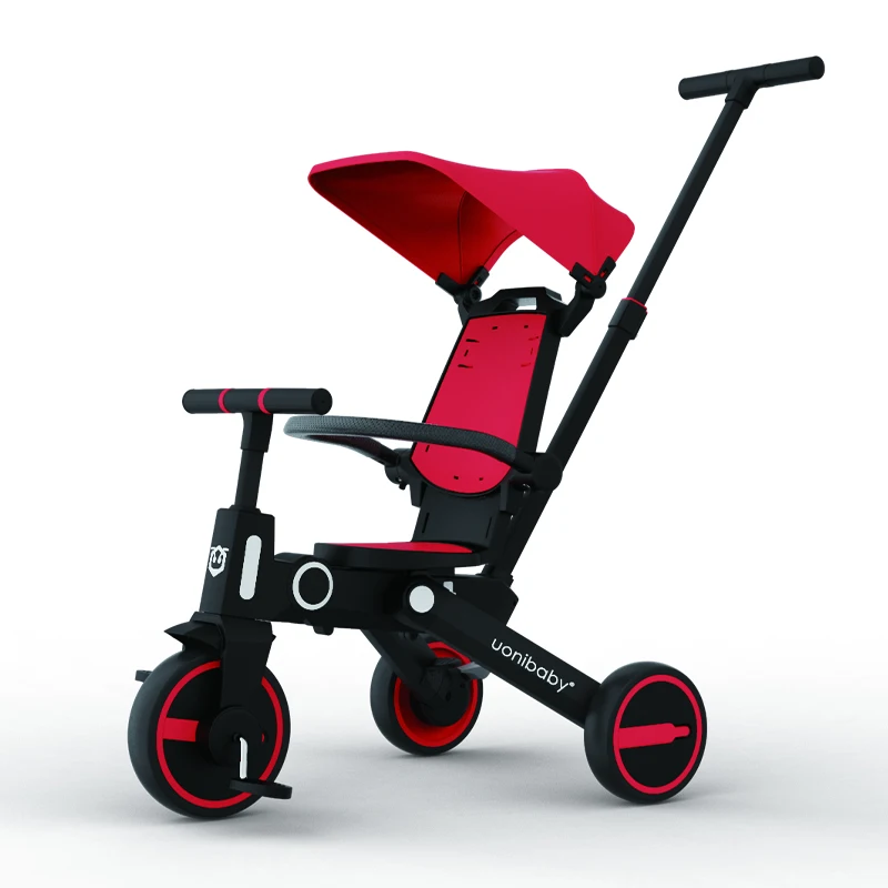 tricycle for kids 2024 hot sale baby toy car with folding storage