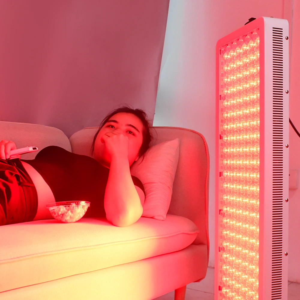 SGROW High Irrandiance Near Infrared 1500W Dual Switches Full Body 660nm 850nm Red Light Therapy Panel