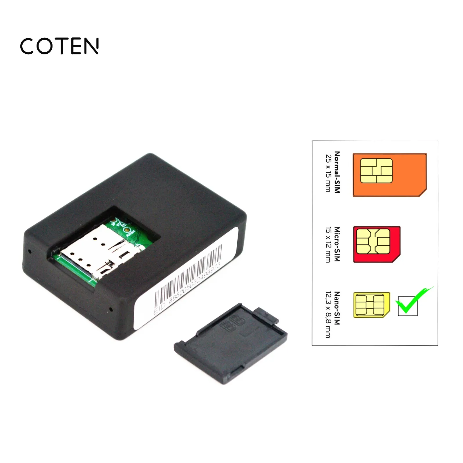 
N9+ Dual Microphone Nano SIM Hidden Best Listening Devices GSM Spy Audio Bug 