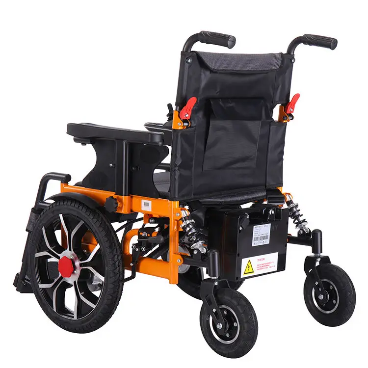 2023 NEW Folding Lightweight Electric Handicapped Manufacturer Disabled wheelchair with remote control