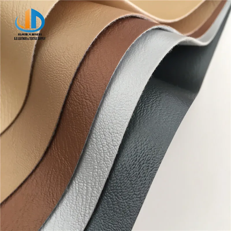 Hot selling fabric auto upholstery embossed faux leather for sofa