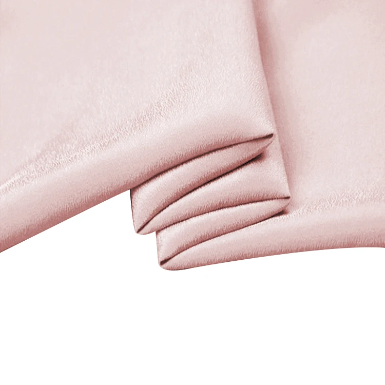 100% silk crepe de chine fabric 16mm silk fabric No.14 baby pink color for dress, shirts, pants sell by the yard
