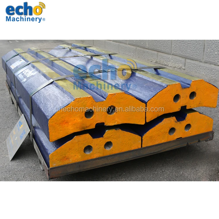 impact crusher components parts QI441 blow bar for crushing concrete with rebar