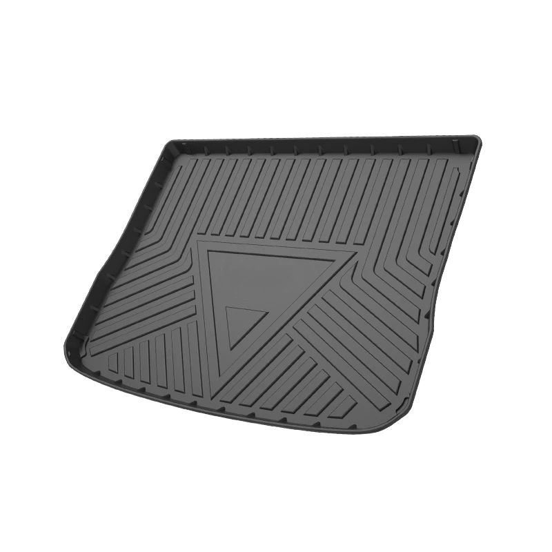 Car Trunk Mat 3D Right Hand Drive  Fit With Tiguan  2011-2016  Black Customized