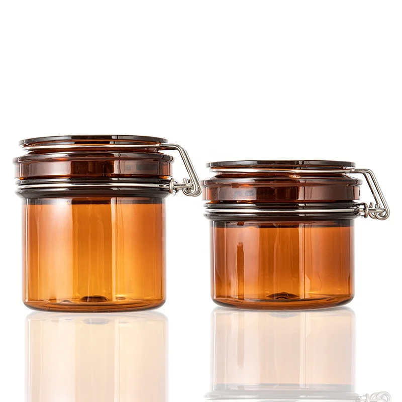 Wholesale 170G 220G Empty Plastic Air Sealed Tight Container Jar for Bath Salts