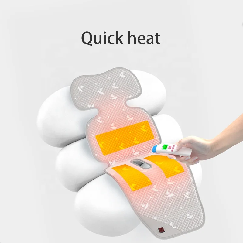 Anjuny Heated Seat Cover Cushion Heating Warming Pad Adjust Temperature Children Safety Seat Cushions