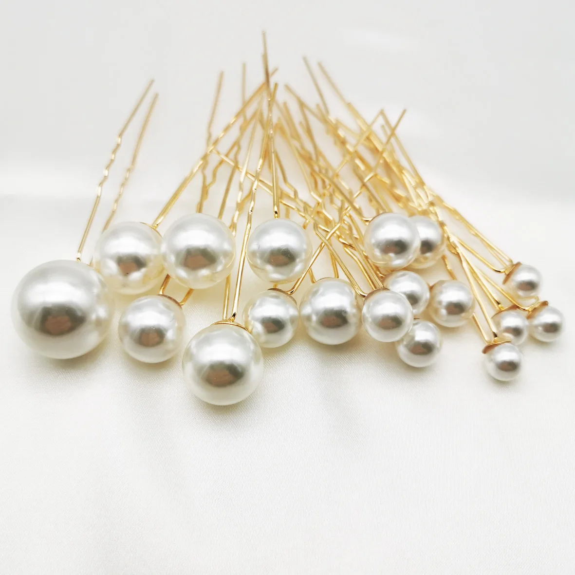 Romantic Wedding Hair Pins for Brides Pearl Wedding Bride Hair Accessories