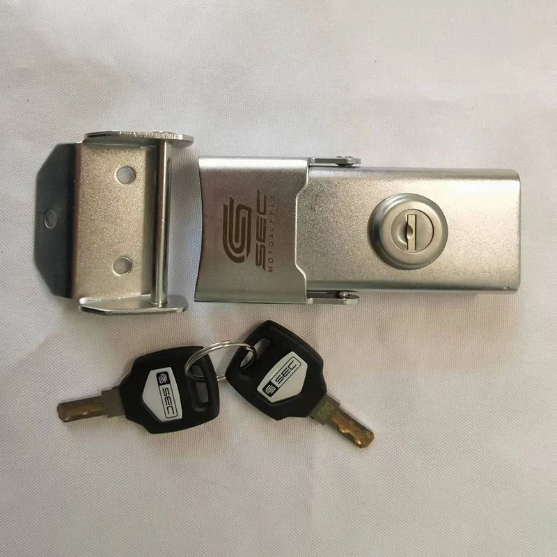 Factory Stainless steel toolbox padlock safety hasp toggle latch lock dust lock for motorcycle side box tail Case