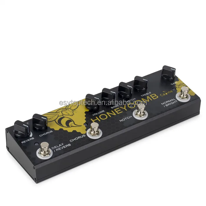 Caline CP-48 Acoustic Guitar Multi Guitar Effect Pedal Reverb Delay Chorus for Acoustic Guitar